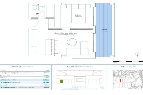 Apartament w Mijas, Malaga, Hiszpania 1 sypialnia, 54 mkw. nr 169483 – zdjęcie 9