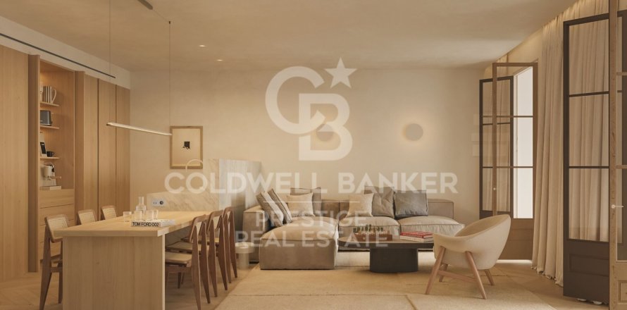 Takvåning i Barcelona, Spanien 2 sovrum, 129 kvm. Nr. 159244