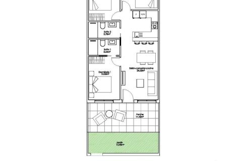 Bungalow till salu i Pilar de la Horadada, Alicante, Spanien 3 sovrum, 67 kvm. Nr. 171342 - foto 6