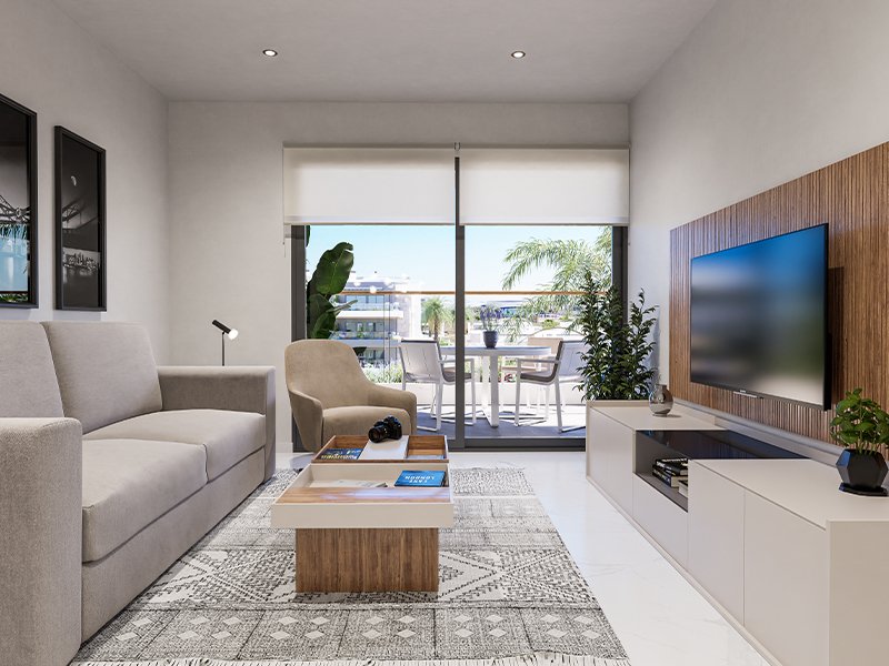 Bungalow en Torrevieja, Alicante, España 2 dormitorios, 106 m2 No. 136514