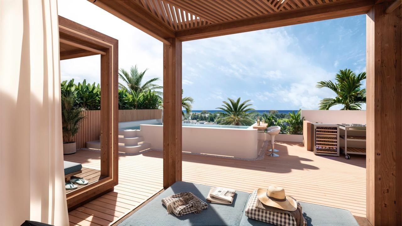 Appartamento a Marbella, Malaga, Spagna 2 camere da letto, 115 mq. N° 136002