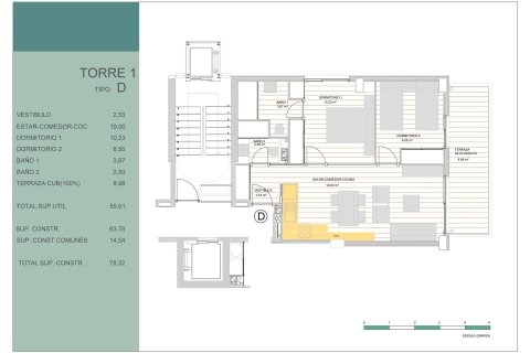 Huoneisto myytävänä Guardamar del Segura, Alicante, Espanja, 2 makuuhuonetta, 63 m2 No. 170046 - kuva 7