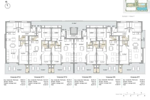 Apartment for sale in Pilar de la Horadada, Alicante, Spain 3 bedrooms, 95 sq.m. No. 161001 - photo 11