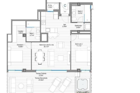 Huoneisto myytävänä Fuengirola, Malaga, Espanja, 2 makuuhuonetta, 80 m2 No. 191673 - kuva 21