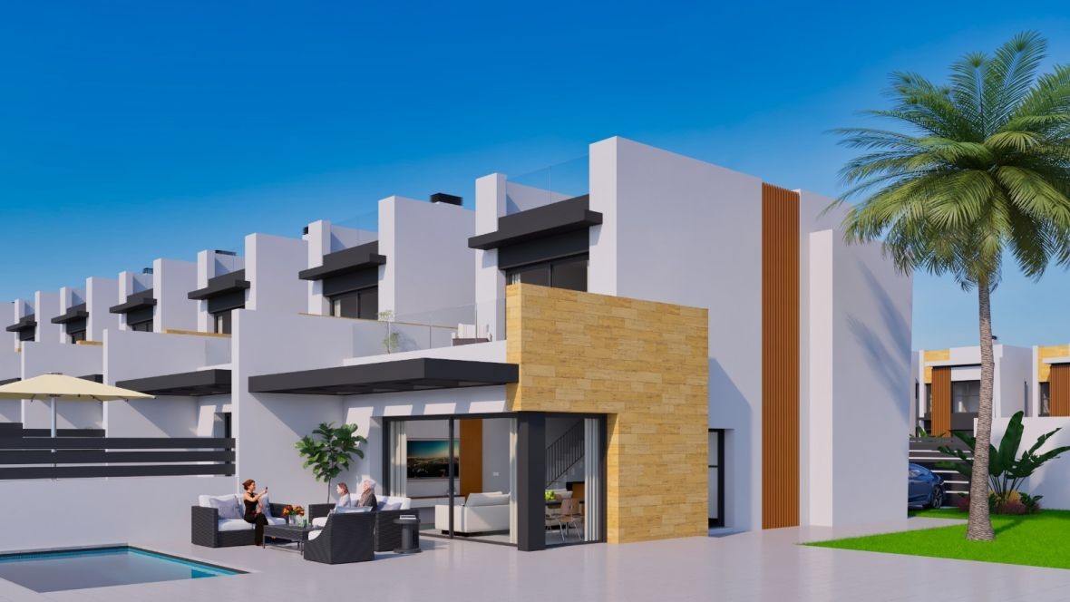 Bliźniak w Torrevieja, Alicante, Hiszpania 3 sypialnie, 115 mkw. nr 119538