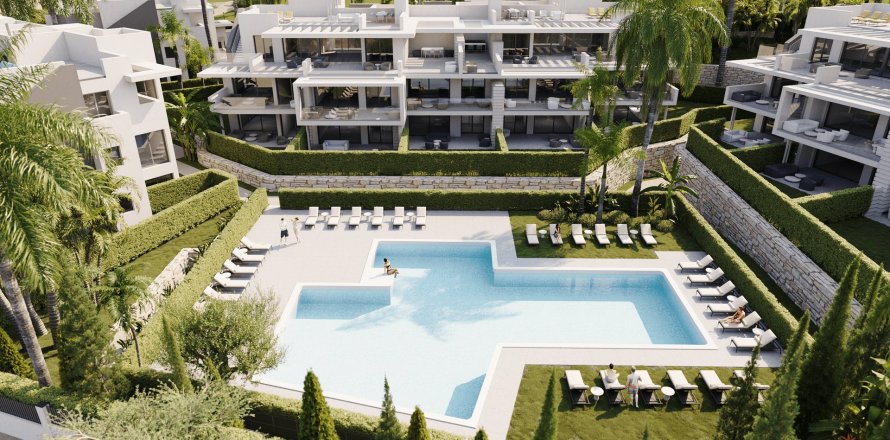 Apartment Estepona, Malaga, Spain 3 bedrooms, 137 sq.m. No. 135436