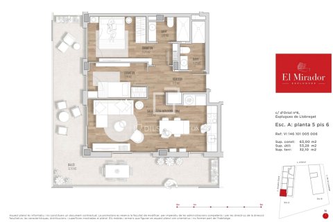 Appartamento in vendita a Esplugues de Llobregat, Barcelona, Spagna 2 camere da letto, 63 mq. N° 150886 - foto 29