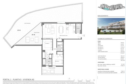 Apartamento en venta en Estepona, Málaga, España 2 dormitorios, 95 m2 No. 169417 - foto 8