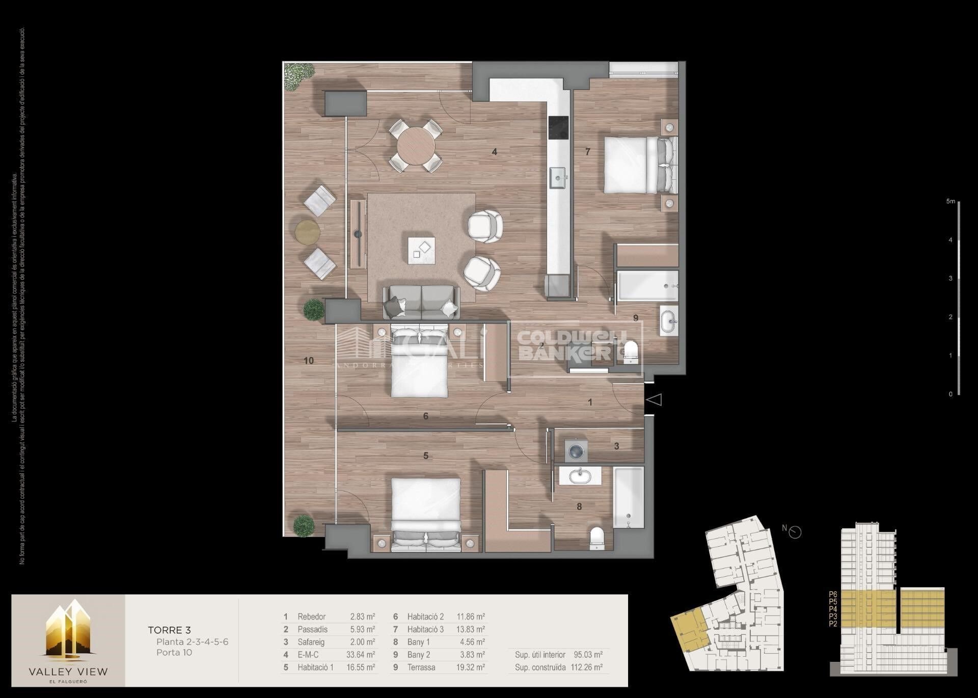 Apartament w Principado De Andorra (Ninguna Poblacion Tiene C.P.), Lleida, Hiszpania 3 sypialnie, 132 mkw. nr 178781