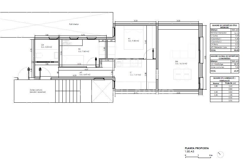 Apartamento en Barcelona, España 2 dormitorios, 64 m2 No. 178783