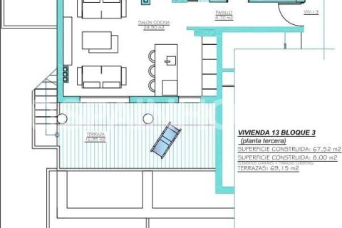 Продажа пентхауса Торре-Пачеко, Мурсия, Испания 2 спальни, 67м2 №139640 - фото 23