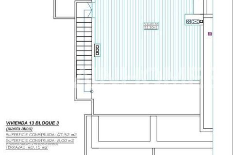 Продажа пентхауса в Торре-Пачеко, Мурсия, Испания 2 спальни, 67м2 №139640 - фото 24