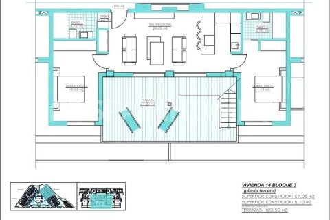 Продажа пентхауса в Торре-Пачеко, Мурсия, Испания 2 спальни, 67м2 №139640 - фото 25