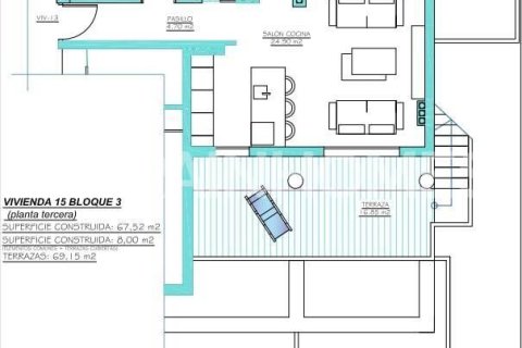 Продажа пентхауса Торре-Пачеко, Мурсия, Испания 2 спальни, 67м2 №139640 - фото 27