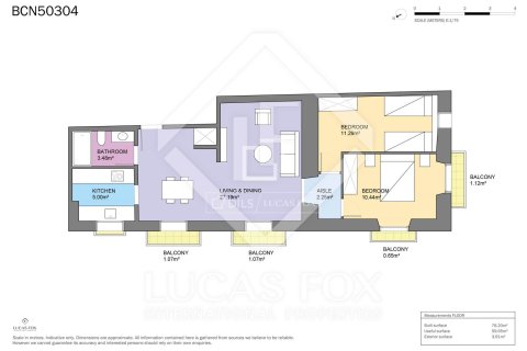 Apartamento en venta en Barcelona, España 2 dormitorios, 76 m2 No. 150561 - foto 20