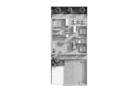 Layout 3 bedrooms, 103.51 sq.m. in ALMA BUNGALOWS 4 in Guardamar del Segura, Spain No. 166555