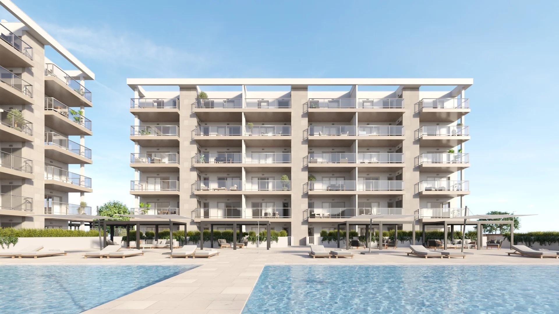 Duplex in Aldabra Residencial, Canet d'En Berenguer, Valencia, Spa, 3 bedrooms, 84.51 sq.m. No. 76293