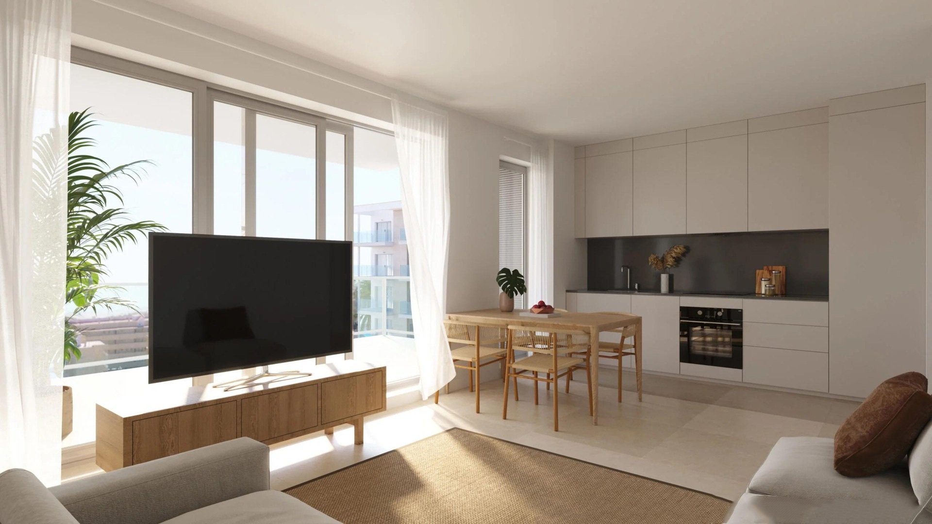 Duplex in Aldabra Residencial, Canet d'En Berenguer, Valencia, Spa, 3 bedrooms, 84.51 sq.m. No. 76293
