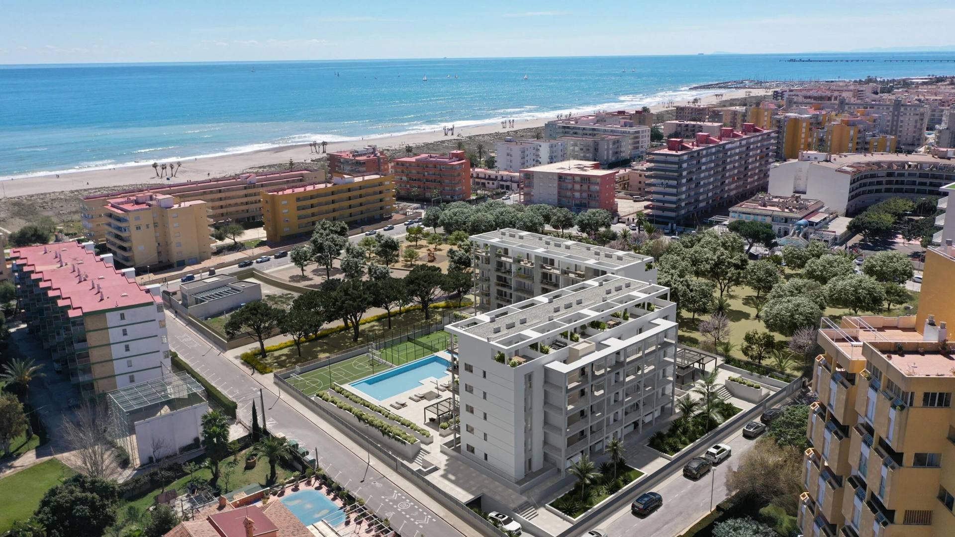 Duplex in Aldabra Residencial, Canet d'En Berenguer, Valencia, Spa, 3 bedrooms, 84.51 sq.m. No. 76295