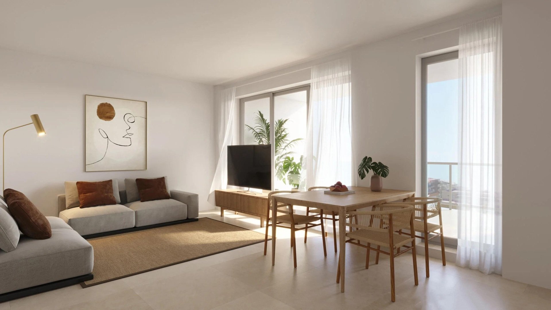 Duplex in Aldabra Residencial, Canet d'En Berenguer, Valencia, Spa, 3 bedrooms, 84.51 sq.m. No. 76295