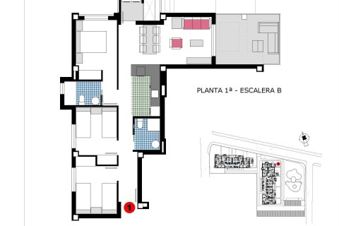 Продажа квартиры в Дения, Аликанте, Испания 3 спальни, 82м2 №148690 - фото 7