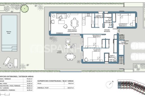 Villa en venta en Murcia, España 3 dormitorios, 119 m2 No. 181992 - foto 16