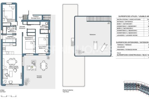 Villa en venta en Murcia, España 3 dormitorios, 119 m2 No. 181992 - foto 15
