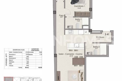 Apartamento en venta en Santa Pola, Alicante, España 2 dormitorios, 82 m2 No. 181996 - foto 21