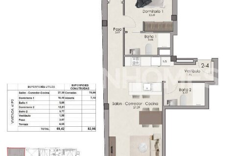 Apartamento en venta en Santa Pola, Alicante, España 2 dormitorios, 82 m2 No. 181996 - foto 17