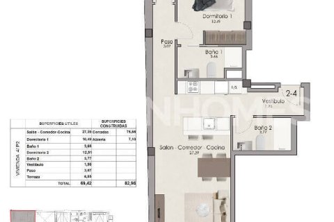 Apartamento en venta en Santa Pola, Alicante, España 2 dormitorios, 82 m2 No. 181996 - foto 17