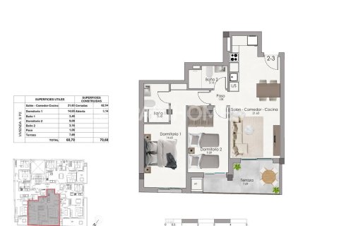 Apartamento en venta en Santa Pola, Alicante, España 2 dormitorios, 82 m2 No. 181996 - foto 16