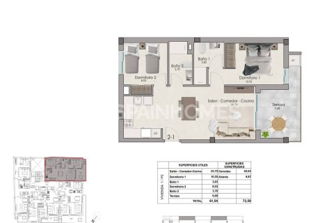 Apartamento en venta en Santa Pola, Alicante, España 2 dormitorios, 82 m2 No. 181996 - foto 14