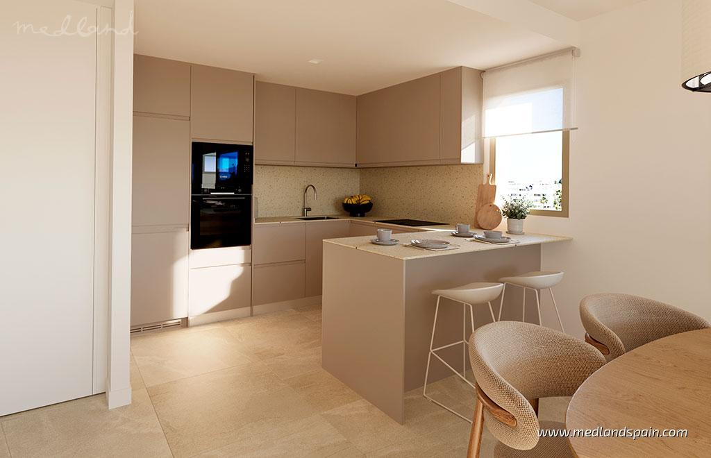 Appartamento a Mijas Costa, Malaga, Spagna 1 camera da letto, 64 mq. N° 151228