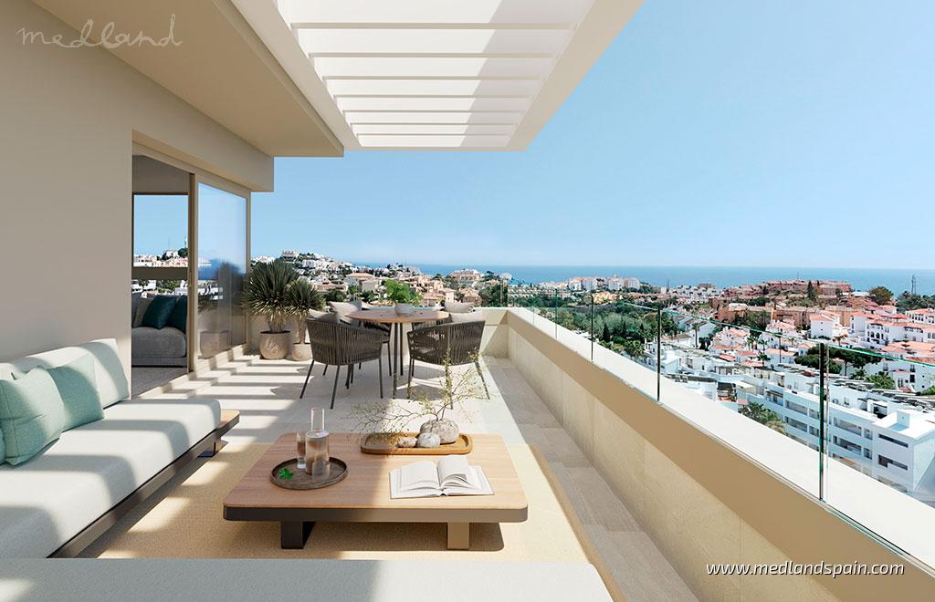 Appartamento a Mijas Costa, Malaga, Spagna 1 camera da letto, 64 mq. N° 151228