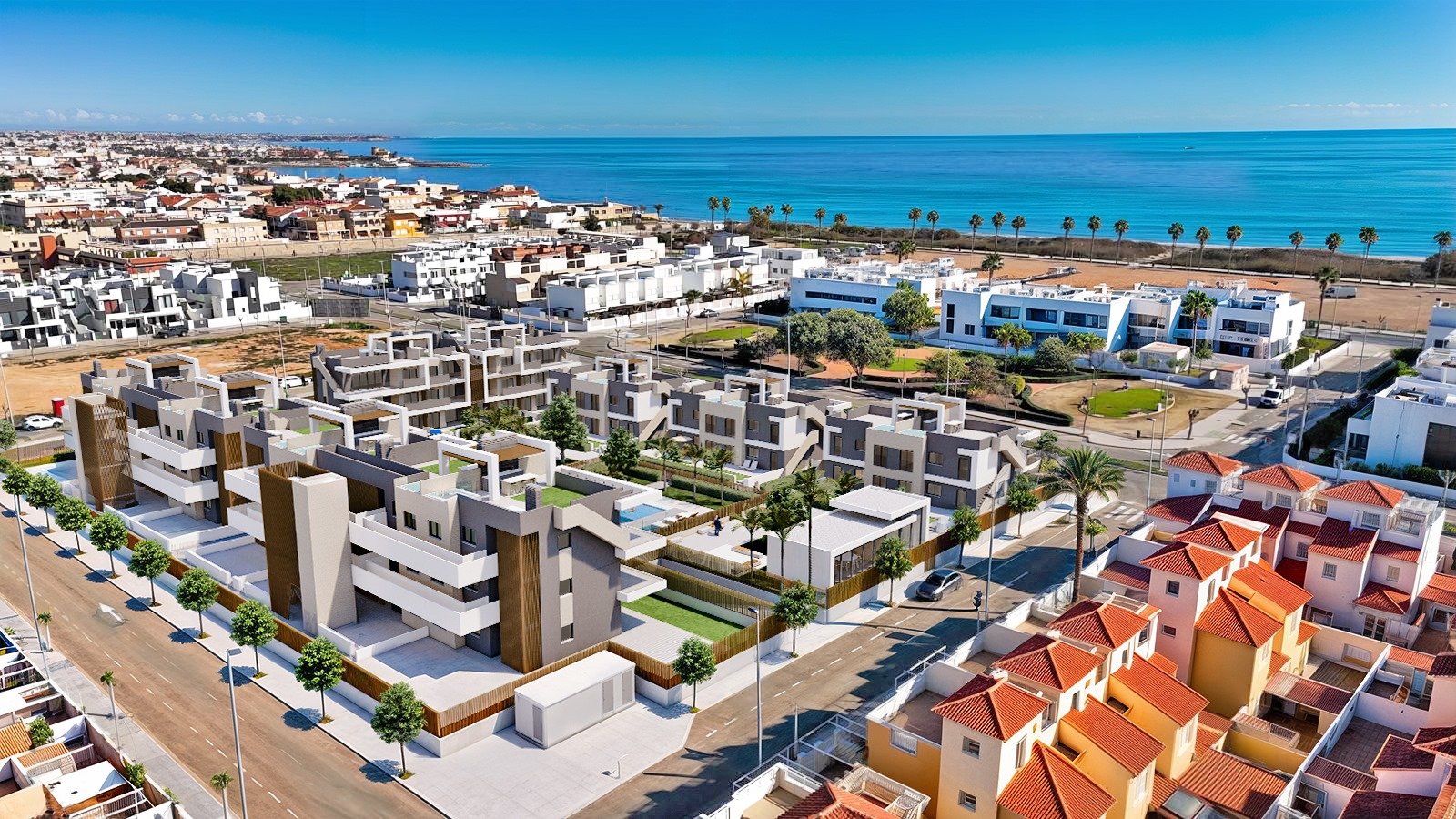 Huoneisto Torre de la Horadada, Alicante, Espanja 3 makuuhuonetta, 103 m2 No. 134152