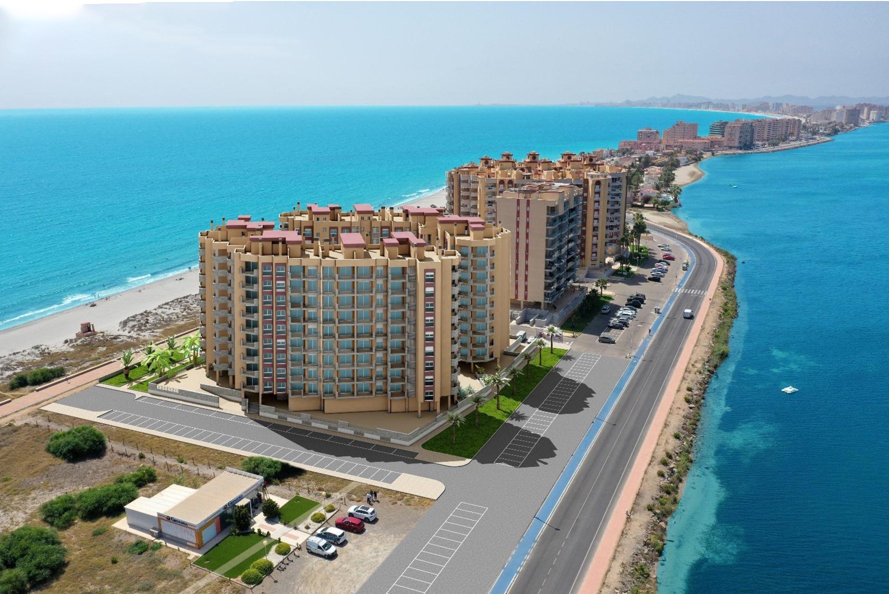 Dzīvoklis La Manga del Mar Menor, Murcia, Spānijā 1 istaba, 78 m2 Nr. 119091