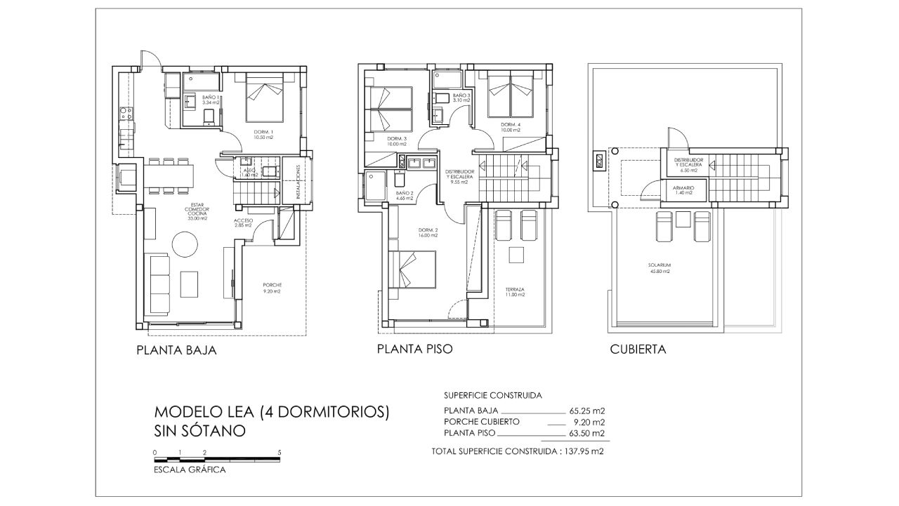 Huvila Bellavista, San Miguel de Salinas, Alicante, Espanja 4 makuuhuonetta, 135 m2 No. 59712