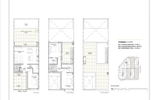 Casa adosada en venta en San Javier, Murcia, España 3 dormitorios, 137 m2 No. 187137 - foto 11