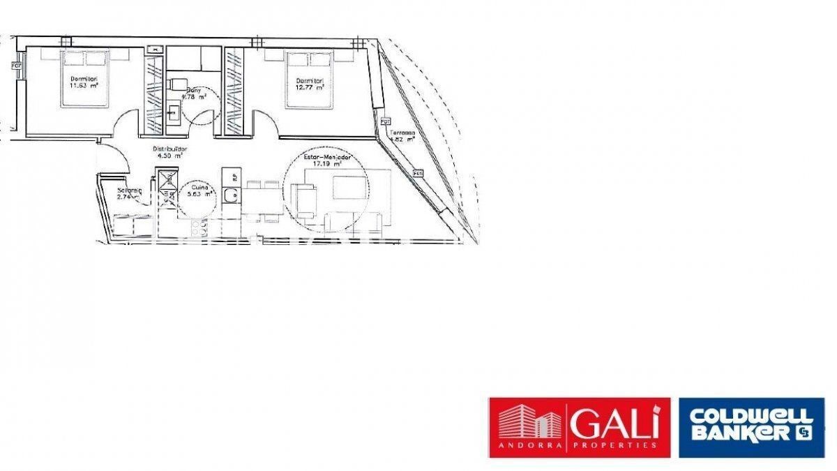 Wohnung in Principado De Andorra (Ninguna Poblacion Tiene C.P.), Lleida, Spanien 2 Schlafzimmer, 70 m2 Nr. 178418