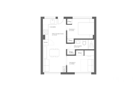 Huoneisto myytävänä Sitges, Barcelona, Espanja, 2 makuuhuonetta, 45 m2 No. 188034 - kuva 11
