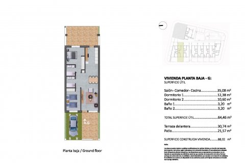 Bungalow Pilar de la Horadada, Alicante, Hiszpania 2 sypialnie, 88 mkw. nr 111134 – zdjęcie 18