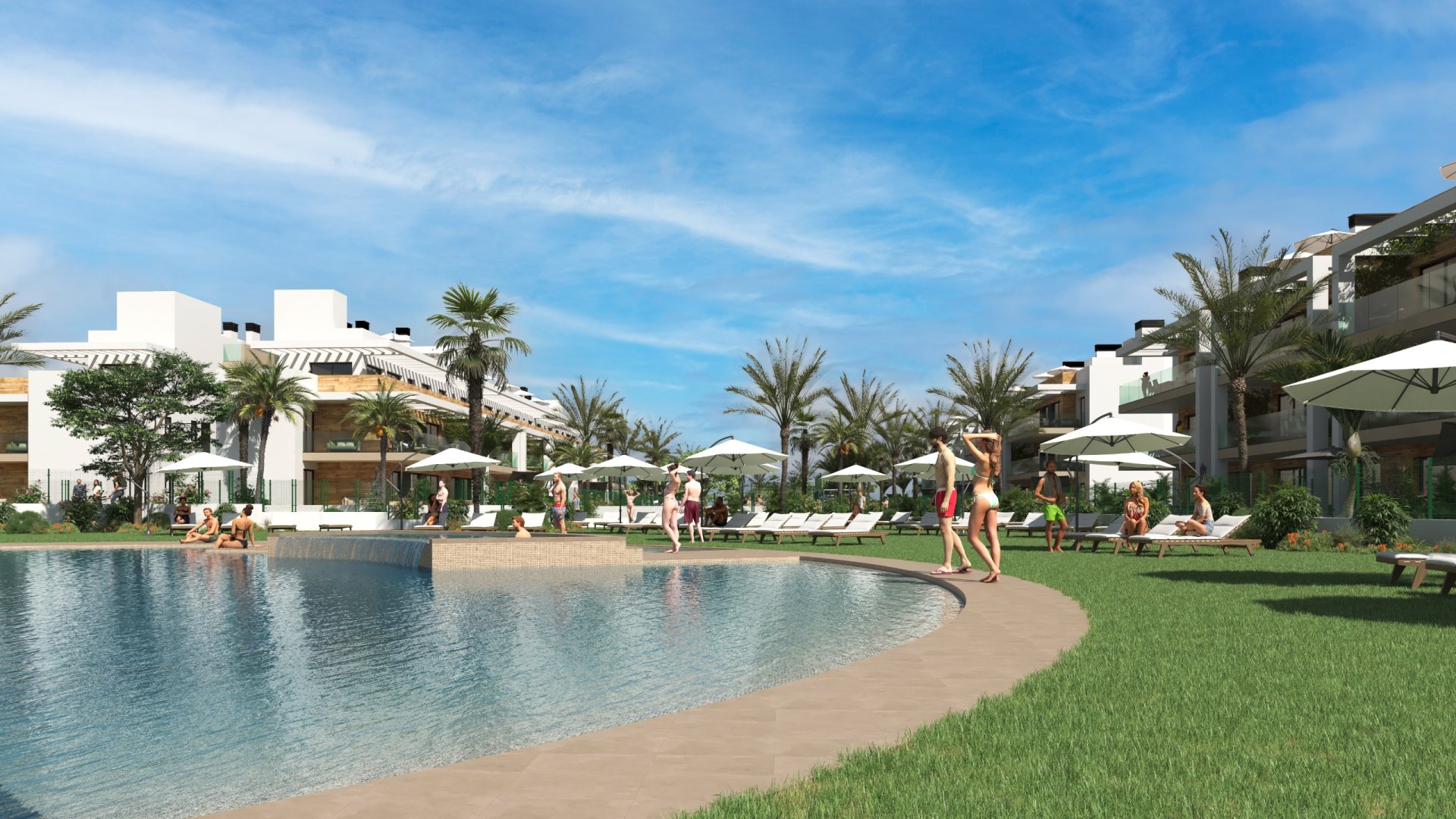 Bungalowi Los Alcazares, Murcia, Espanja 2 makuuhuonetta, 83 m2 No. 133884