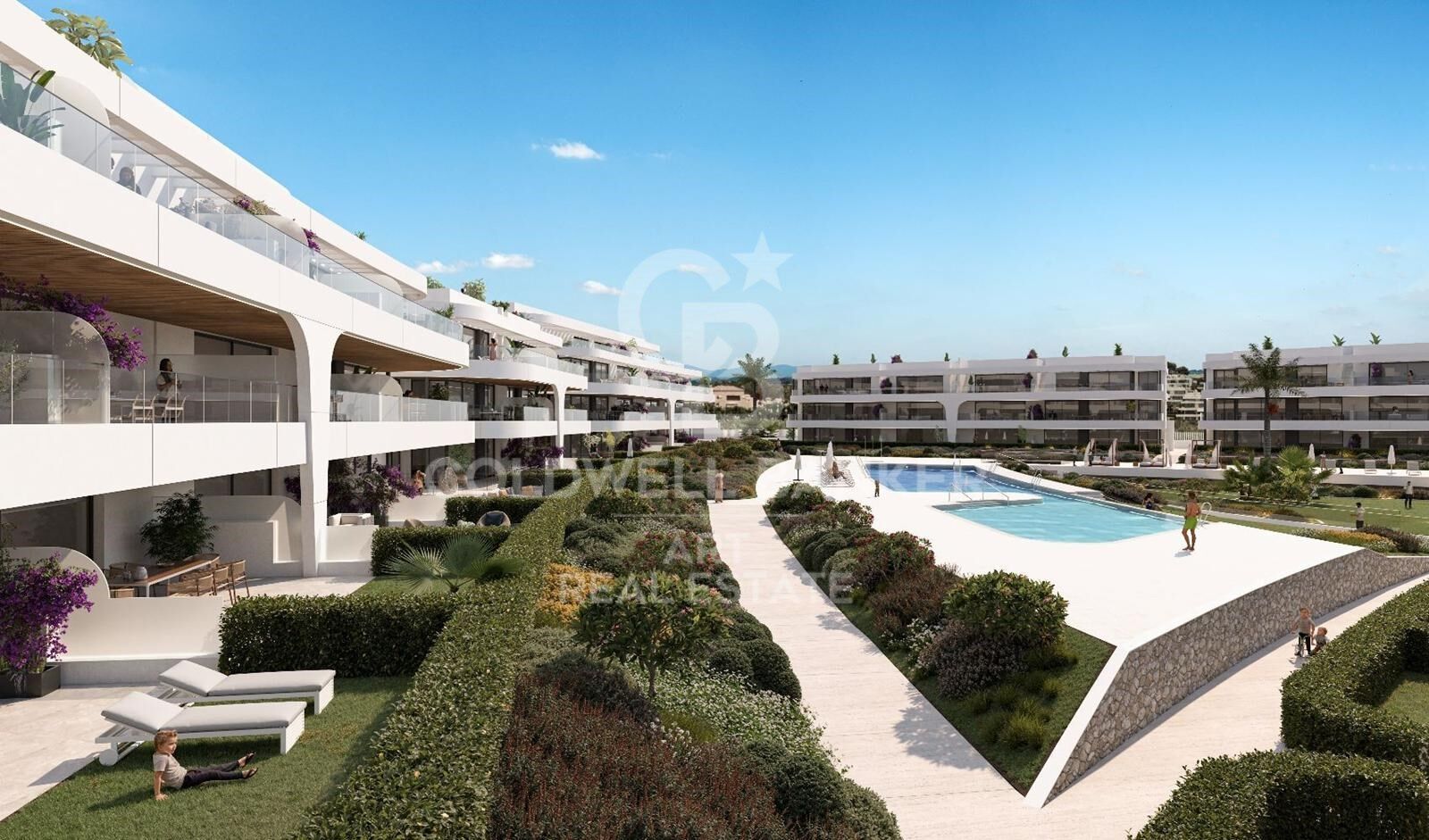 Penthäuser in Estepona, Malaga, Spanien 3 Schlafzimmer, 129 m2 Nr. 159062