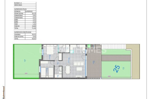 Penthäuser zum Verkauf in Pilar de la Horadada, Alicante, Spanien 2 Schlafzimmer, 60 m2 Nr. 155345 - Foto 25