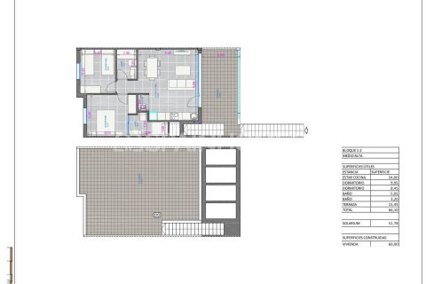 Apartamento en venta en Pilar de la Horadada, Alicante, España 3 dormitorios, 83 m2 No. 155347 - foto 24