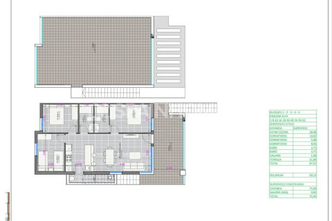 Apartamento en venta en Pilar de la Horadada, Alicante, España 3 dormitorios, 83 m2 No. 155347 - foto 26