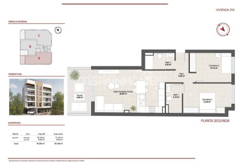 Penthauss pārdošanā San Pedro del Pinatar, Murcia, Spānijā 1 istaba, 52 m2 Nr. 155343 - attēls 12