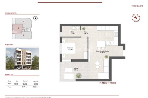 Penthauss pārdošanā San Pedro del Pinatar, Murcia, Spānijā 2 istabas, 73 m2 Nr. 155344 - attēls 15