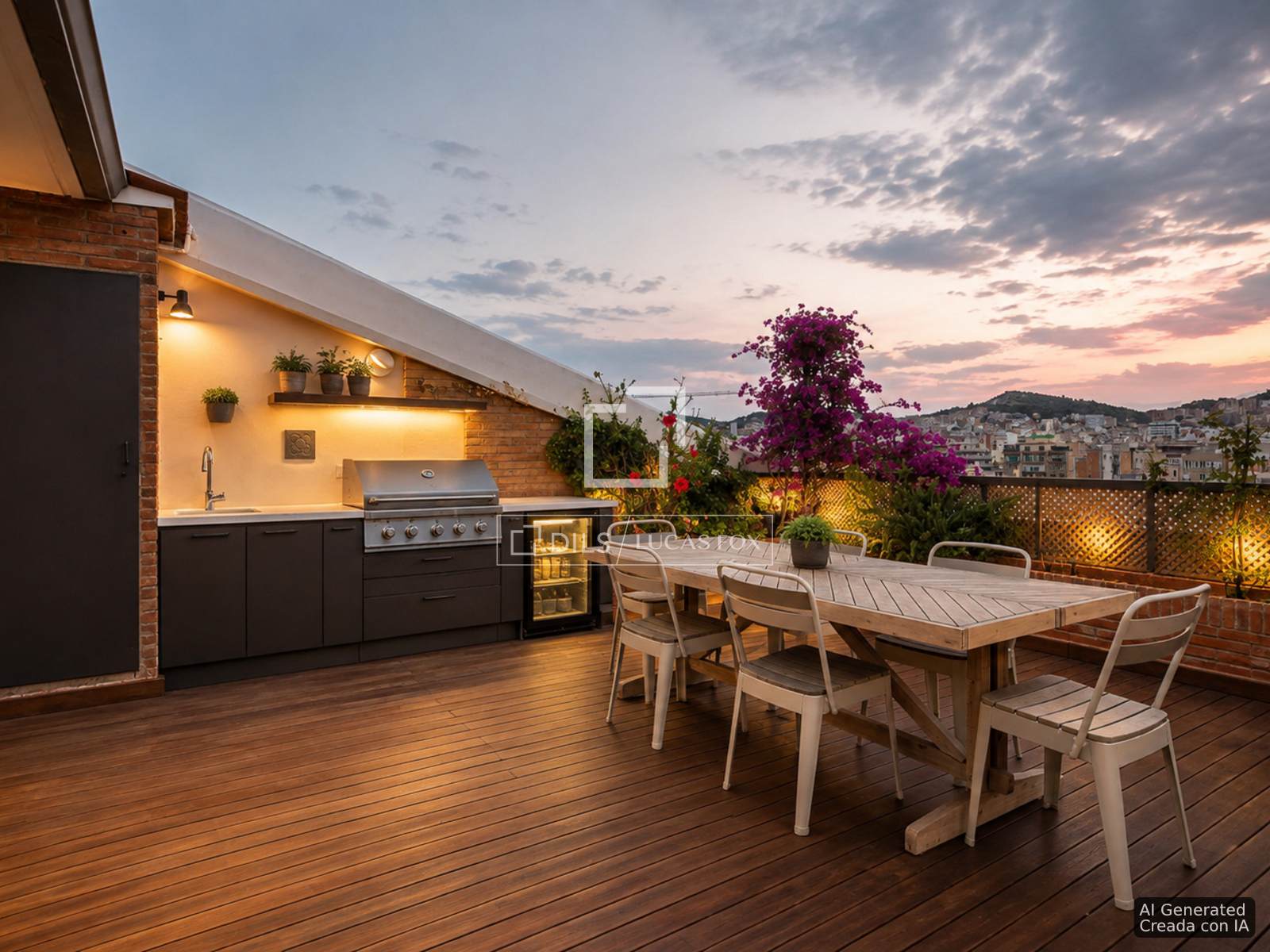 Penthouse w Barcelona, Hiszpania 5 sypialni, 234 mkw. nr 192583