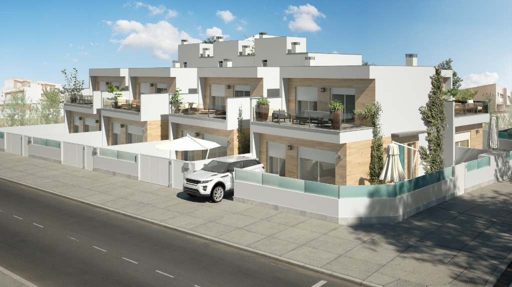 Villa in San Pedro del Pinatar, Murcia, Spanien 3 Schlafzimmer, 111 m2 Nr. 145144